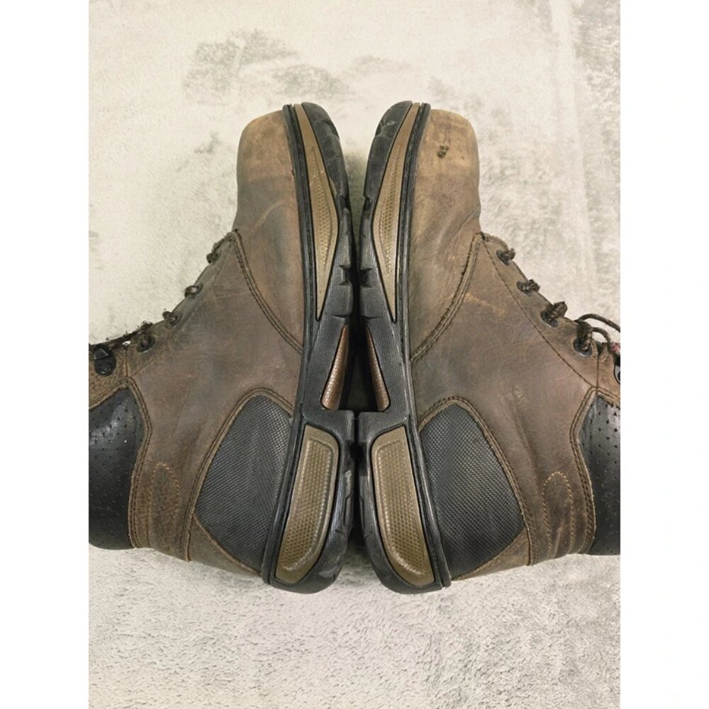 Rocky 6" Work Boots Mens 9.5 Brown Safety Toe Slip Resistant F2413-11 - Picture 13 of 16
